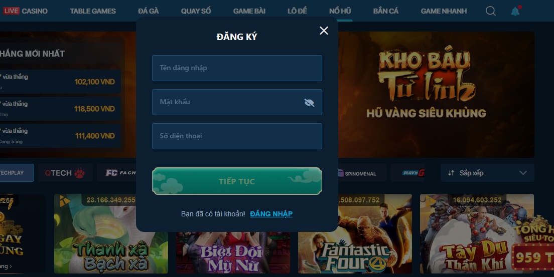 Đăng kí Luck88