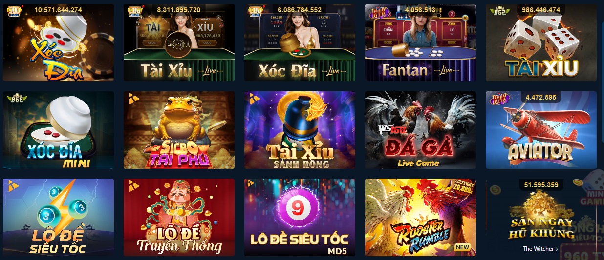 giao diện Luck88